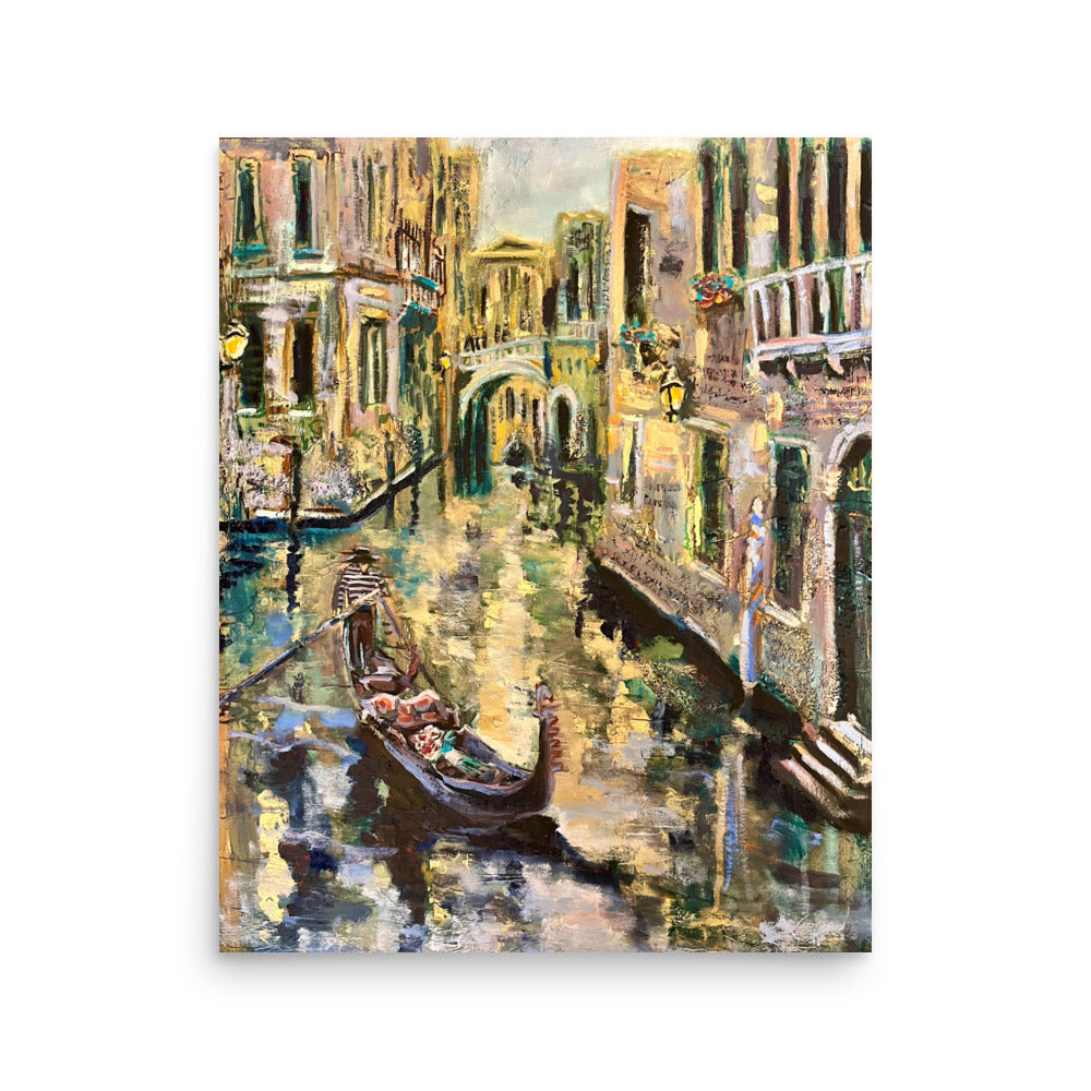 Special Delivery Via the Canal”  20″ × 16″ Fine Art Poster Print image 0