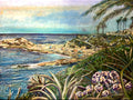 PLAYTIME IN PARADISE 48" x 36" image 0
