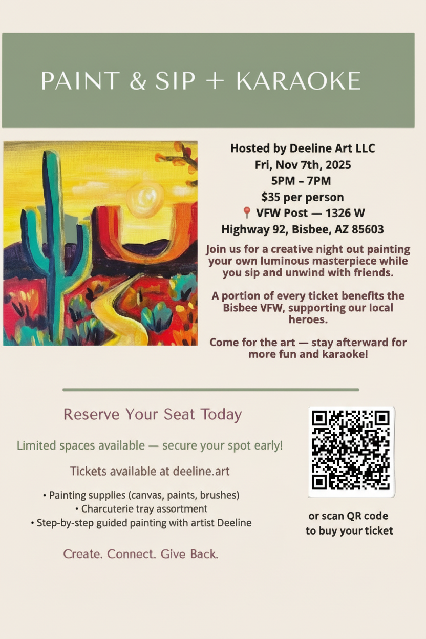 Paint and Sip VFW  11 - 7 - 2025