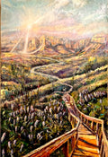 Bridge to the Sunrise Over Sedona 36" x 24”