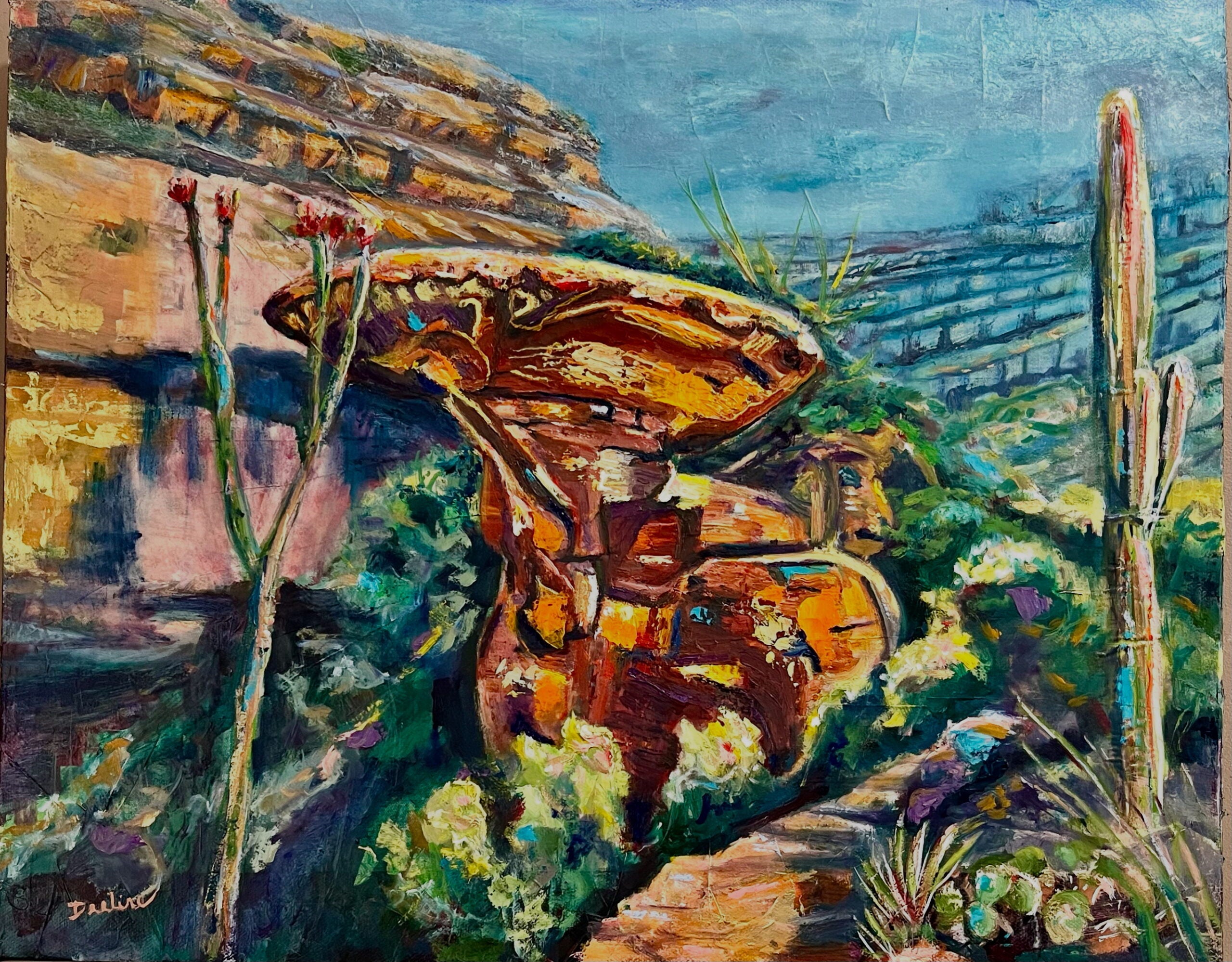 RADIANT BOOST FROM MUSHROOM ROCK 16" x 20" image 0