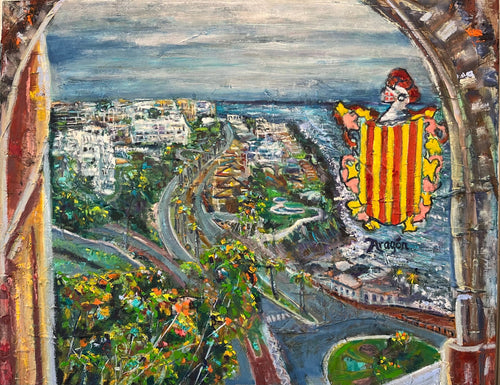 ARAGON'S GAZE OVER MALAGA 16" x 20" image 0